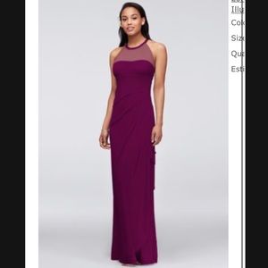 David’s Bridal Gown - Sangria